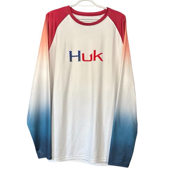 HUK-Chemises de pêche à capuche à manches longues pour hommes, protection UV, extérieur, été, camsalomon, maillot évac80-l'humidité, pêche en déclin  18
